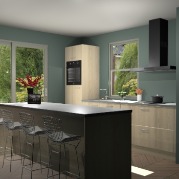 Vuren keuken Toulouse 52068