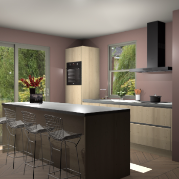 Vuren greeploze keuken Toulouse 52069