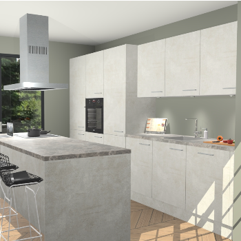 Beton Opal keuken Straatsburg 51050