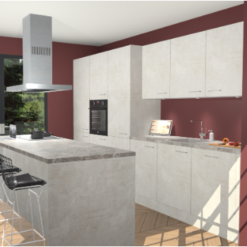 Beton Opal keuken Straatsburg 51054