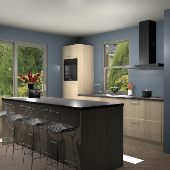 Vuren keuken Toulouse 52073