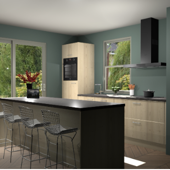 Vuren keuken Toulouse 52089