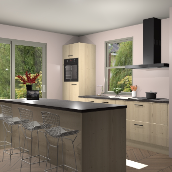 Vuren keuken Toulouse 52091