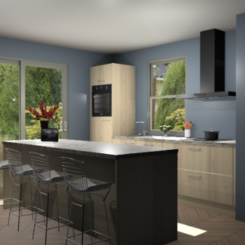 Vuren keuken Toulouse 52095