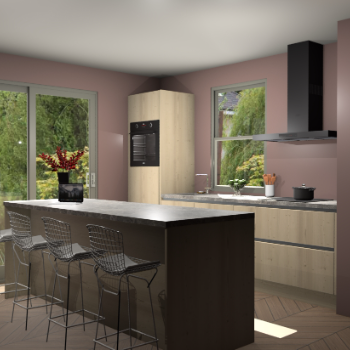 Vuren greeploze keuken Toulouse 52097