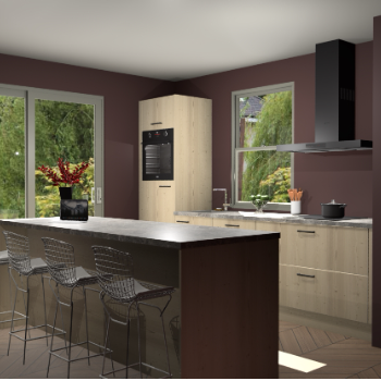 Vuren keuken Toulouse 52099