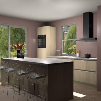 Vuren greeploze keuken Toulouse 52109