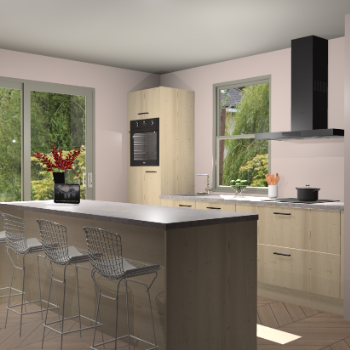 Vuren keuken Toulouse 52110