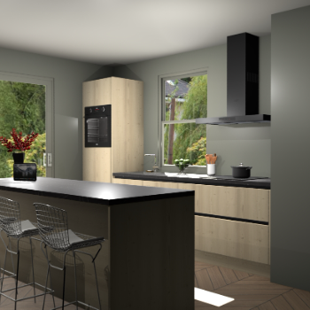 Vuren greeploze keuken Toulouse 52155