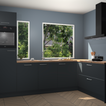 Onyxgrijze keuken Cannes 70912