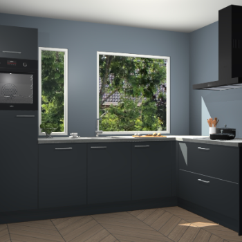 Onyxgrijze keuken Cannes 70918