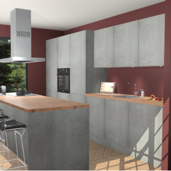 Beton Parelgrijs keuken Straatsburg 51080