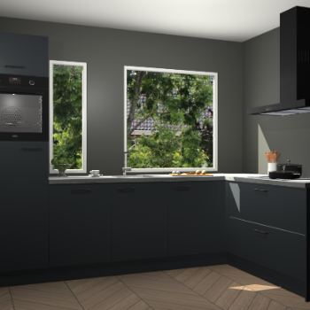 Onyxgrijze keuken Cannes 70922