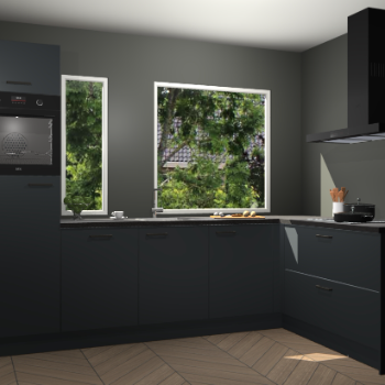 Onyxgrijze keuken Cannes 70928