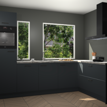 Onyxgrijze keuken Cannes 70936