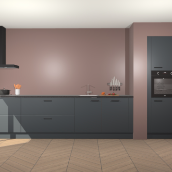 Onyxgrijze keuken Calgary 86072