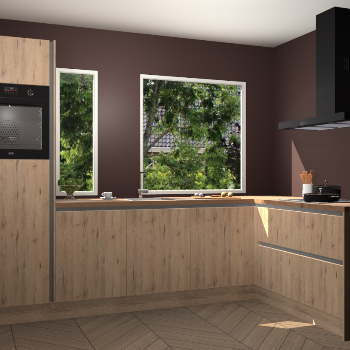 Madera natuur greeploze keuken Cannes 71083