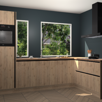 Madera natuur greeploze keuken Cannes 71086