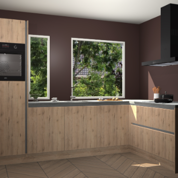 Madera natuur greeploze keuken Cannes 71119