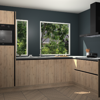 Madera natuur greeploze keuken Cannes 71124