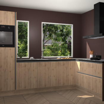Madera natuur greeploze keuken Cannes 71130