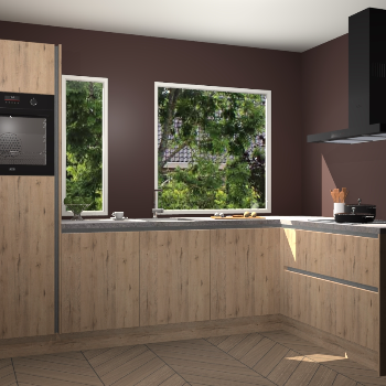 Madera natuur greeploze keuken Cannes 71191
