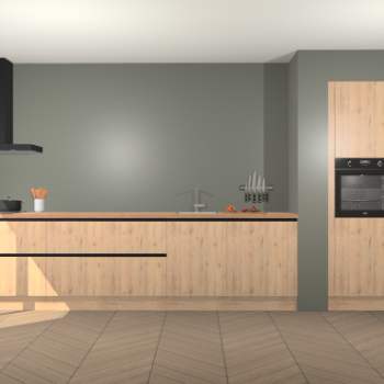 Madera Natuur greeploze keuken Calgary 86096