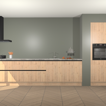 Madera Natuur greeploze keuken Calgary 86117