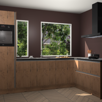 Astoria eiken greeploze keuken Cannes 71520