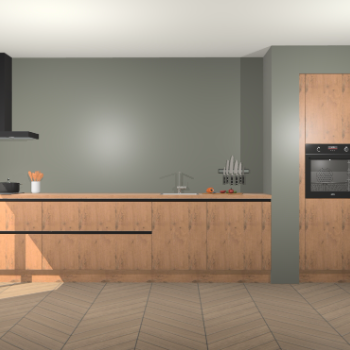 Astoria Eiken greeploze keuken Calgary 86139