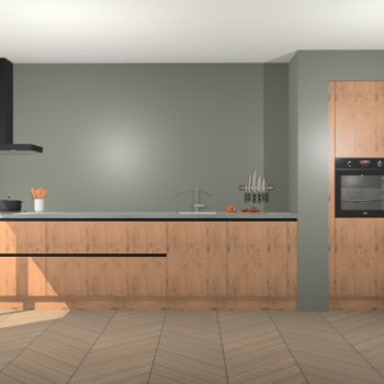 Astoria Eiken greeploze keuken Calgary 86147