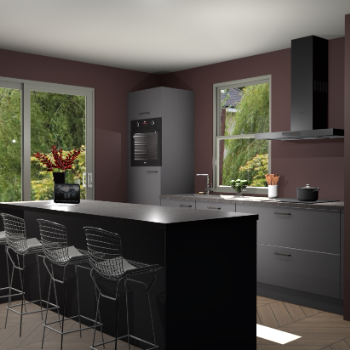 Onyxgrijze keuken Toulouse 50550