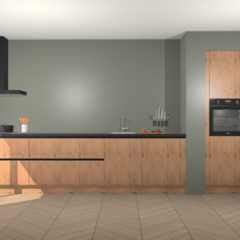 Astoria Eiken greeploze keuken Calgary 86153