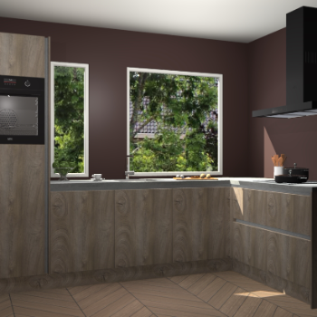 Cantaro eiken greeploze keuken Cannes 71648