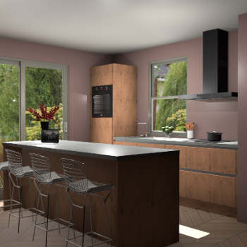 Astoria Eiken greeploze keuken Toulouse 50809