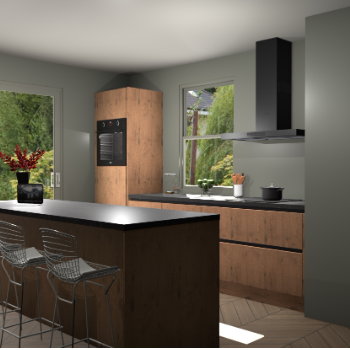 Astoria Eiken greeploze keuken Toulouse 50912