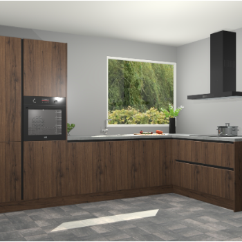 Noten greeploze keuken Tiranda 91243