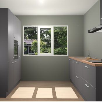 Onyxgrijze keuken Bytom 54097