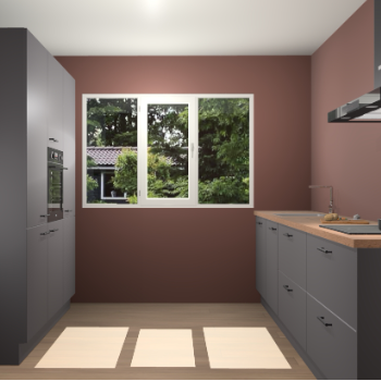 Onyxgrijze keuken Bytom 54101