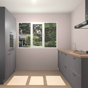 Onyxgrijze keuken Bytom 54102