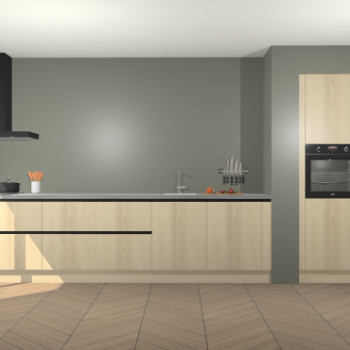 Vuren greeploze keuken Calgary 86769