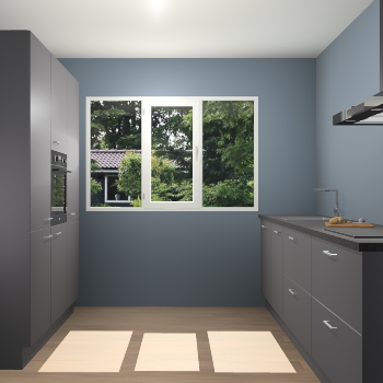 Onyxgrijze keuken Bytom 54121