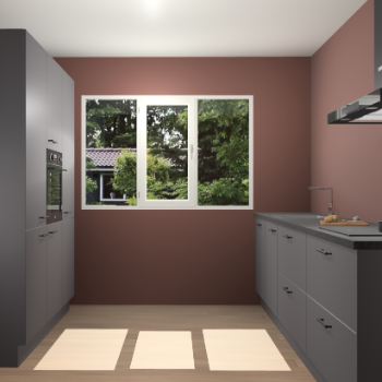 Onyxgrijze keuken Bytom 54123