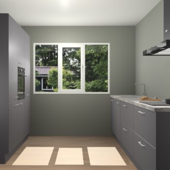 Onyxgrijze keuken Bytom 54144