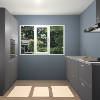 Onyxgrijze keuken Bytom 54146