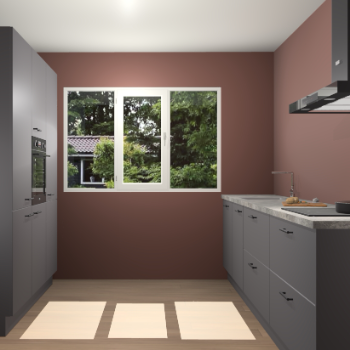 Onyxgrijze keuken Bytom 54148