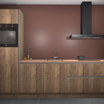 Chocolade eiken greeploze keuken Tokelau 43291