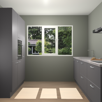 Onyxgrijze keuken Bytom 54299