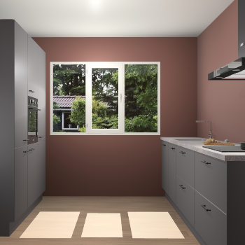 Onyxgrijze keuken Bytom 54302