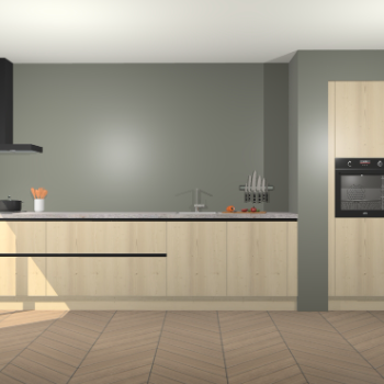 Vuren greeploze keuken Calgary 86801